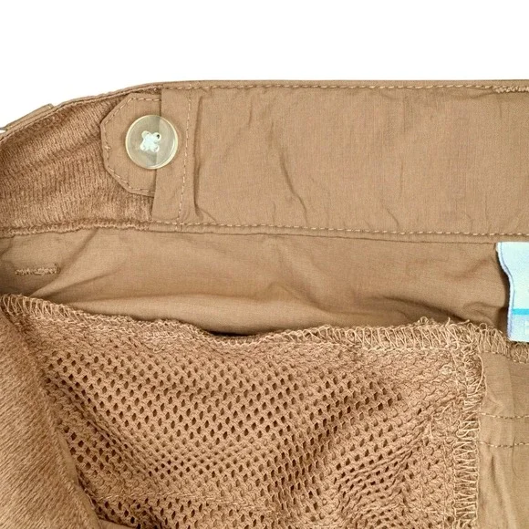 Columbia Womens Convertible Hiking Pants Tan Sz 8 Regular Omni-Shade Active Fit - Picture 10 of 11